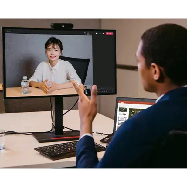 Lenovo ThinkVision MC50 Webcam - Raven Black - USB 2.0 - 1 Pack(s) - Thumbnail 3