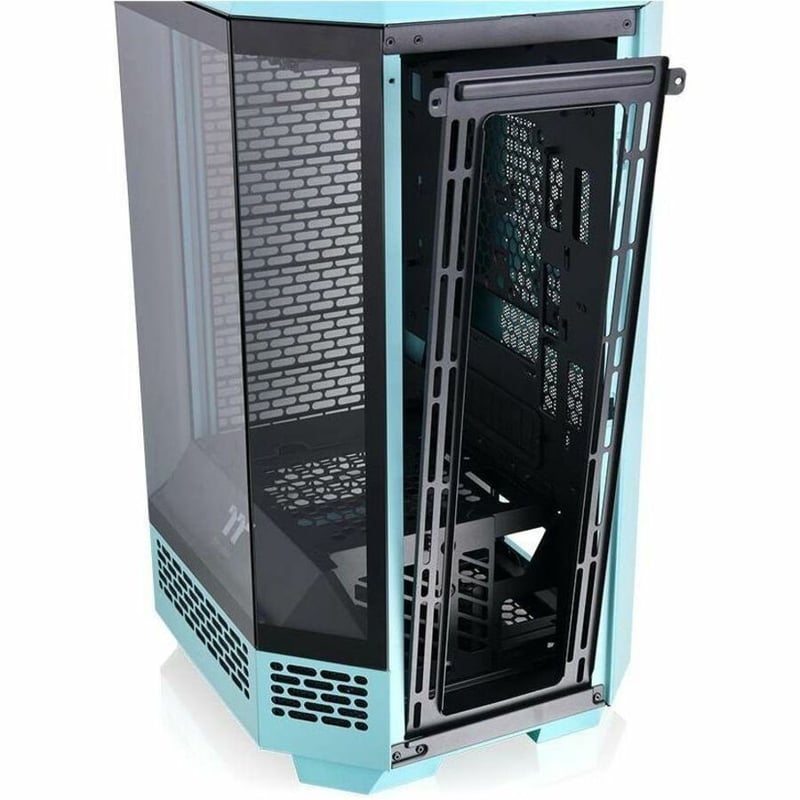 Thermaltake The Tower 300 Turquoise Micro Tower Chassis - Thumbnail 3