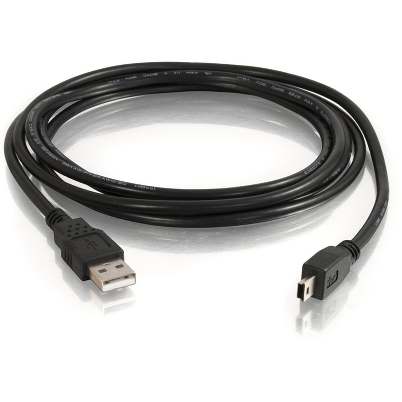 C2G 2m USB Cable - USB 2.0 A to USB Mini B - M/M - Thumbnail 2