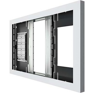 Chief Impact 43 Inch On-Wall Kiosk - Landscape Orientation - White - Thumbnail 1