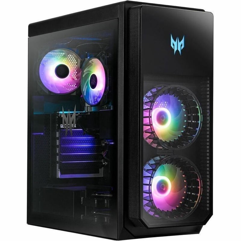 Acer Predator Orion 5000 PO5-640 PO5-64-UD11 Gaming Desktop Computer - Intel Core i7 12th Gen i7-12700 Dodeca-core (12 Core) 2.10 GHz - 16 GB RAM DDR5 SDRAM - 2 TB HDD - 1 TB PCI Express SSD - Thumbnail 2