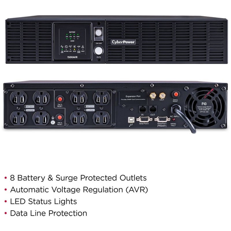 CyberPower CPS1500AVR Smart App LCD UPS Systems - Thumbnail 2
