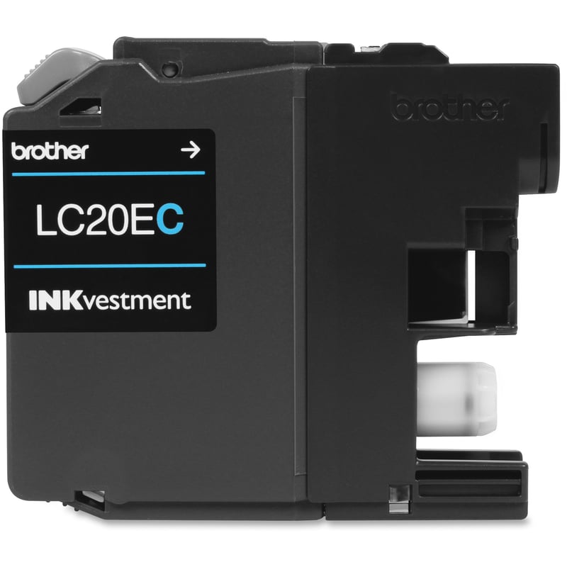 Brother Genuine LC20EC INKvestment Super High Yield Cyan Ink Cartridge - Thumbnail 1