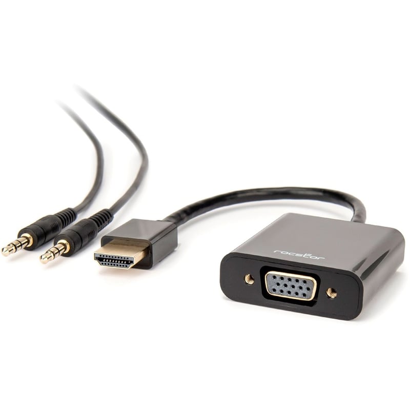 Rocstor Premium HDMI to VGA + 3.5mm Audio Adapter - Thumbnail 3