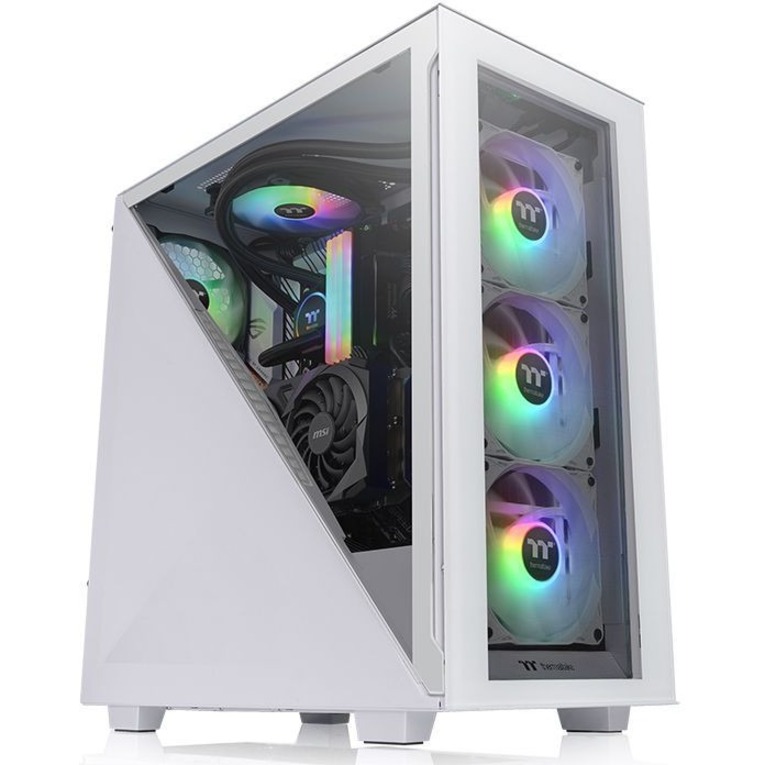 Thermaltake Divider 300 TG Snow ARGB Mid Tower Chassis - Thumbnail 3