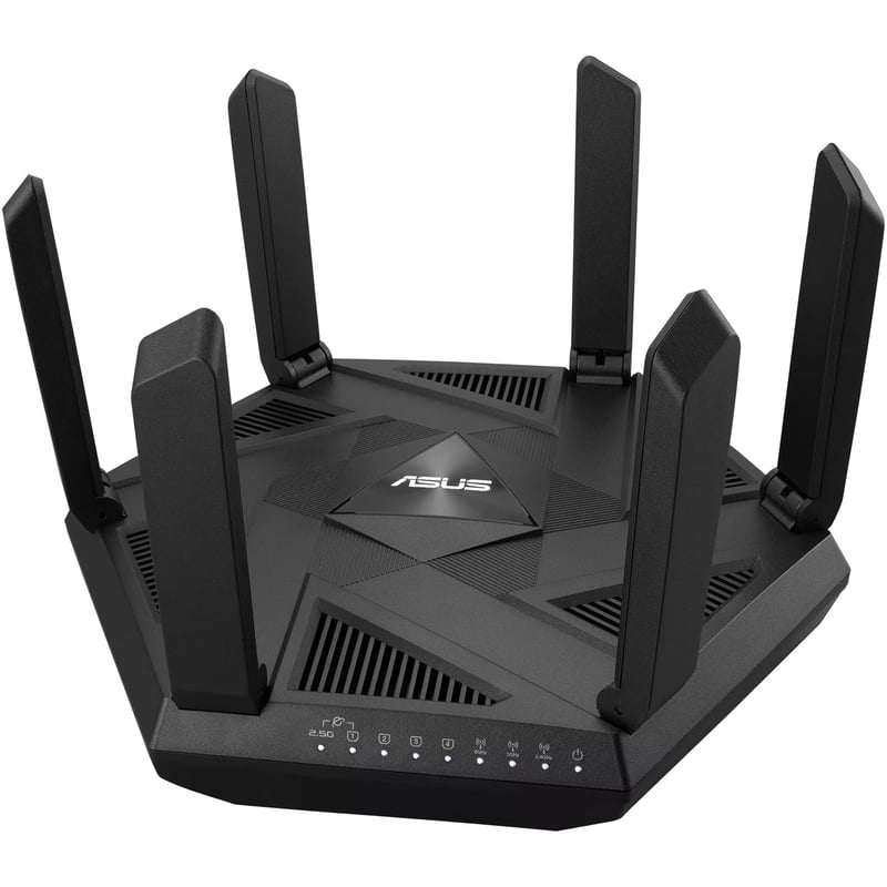 Asus RT-AXE7800 Wi-Fi 6E IEEE 802.11ax Ethernet Wireless Router - Thumbnail 1