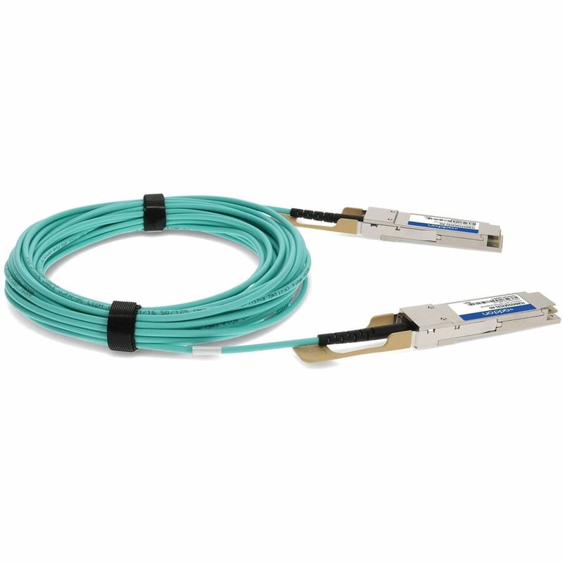 AddOn Finisar® FCBN425QE2C01 Compatible TAA Compliant 100GBase-AOC QSFP28 to QSFP28 Direct Attach Cable (850nm, MMF, 1m) - Thumbnail 5