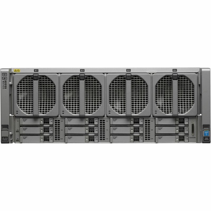 Cisco C460 M4 4U Rack-mountable Server - 4 x Intel Xeon E7-4880 v2 2.50 GHz - 2 TB RAM - 1.20 TB HDD - Serial ATA, 6Gb/s SAS Controller - Thumbnail 3