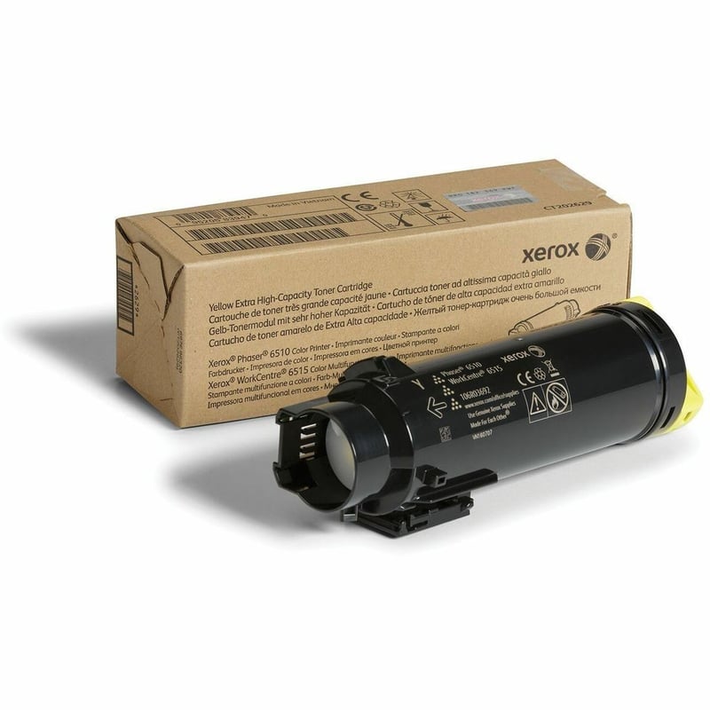 Xerox Original Extra High Yield Laser Toner Cartridge - Yellow - 1 Each - Thumbnail 1