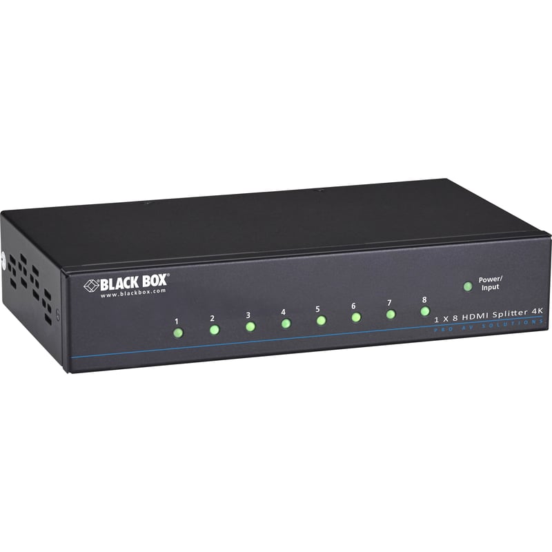 Black Box 4K HDMI Splitter - 1x8 - Thumbnail 1