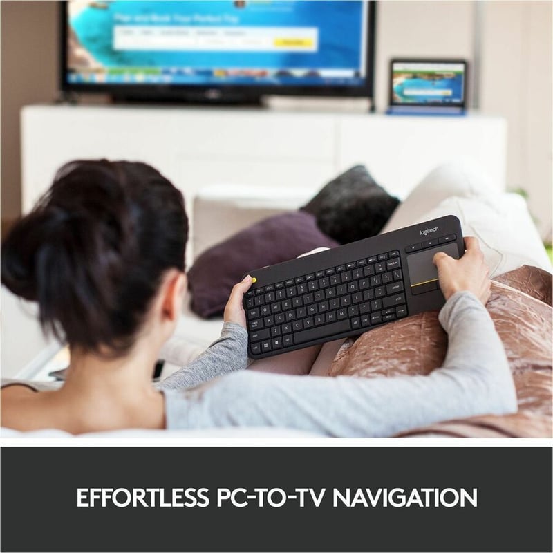 Logitech K400 Plus Touchpad Wireless Keyboard - Thumbnail 2
