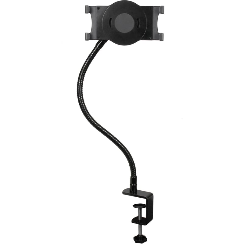 StarTech.com Gooseneck Tablet Holder - For Most 7" to 11" Tablets - Adjustable clamp fits tablet width or length of 6.5" to 7.8" (166 to 200 mm) - Flexible arm tablet mount bends 360 degrees in any direction - Tilts / Turns / - Thumbnail 1