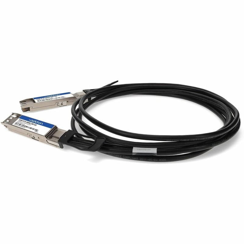 AddOn Arista Networks® CAB-O-O-400G-3M Compatible TAA Compliant 400GBase-CU OSFP to OSFP Direct Attach Cable (Passive Twinax, 3m) - Thumbnail 2