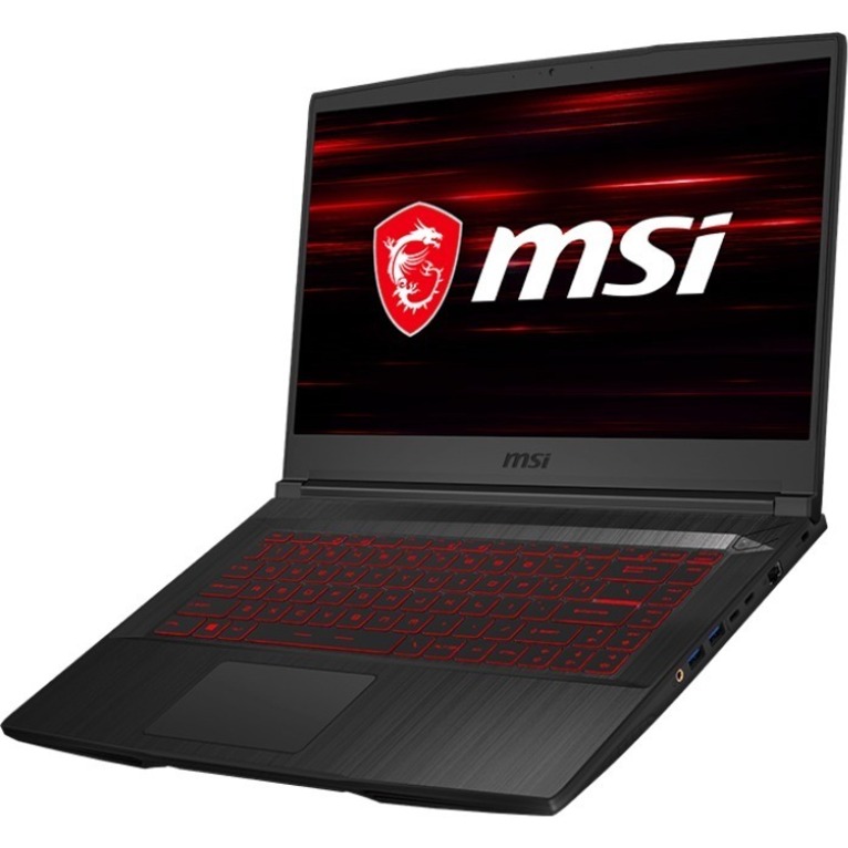 MSI GF65 Thin 9SEXR GF65 Thin 9SEXR-838 15.6" Gaming Notebook - Full HD - 1920 x 1080 - Intel Core i7 9th Gen i7-9750H 2.60 GHz - 8 GB Total RAM - 512 GB SSD - Black - Thumbnail 5