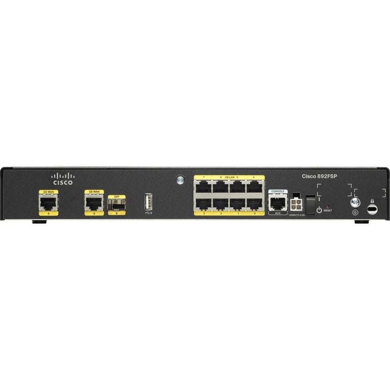 Cisco 892FSP Gigabit Ethernet Security Router with SFP - Thumbnail 3