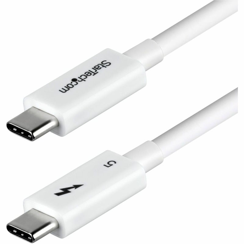 CERTIFIED THUNDERBOLT 5 CABLE 80GBPS/120GBPS/8K 60HZ/240W - WHITE - Thumbnail 1