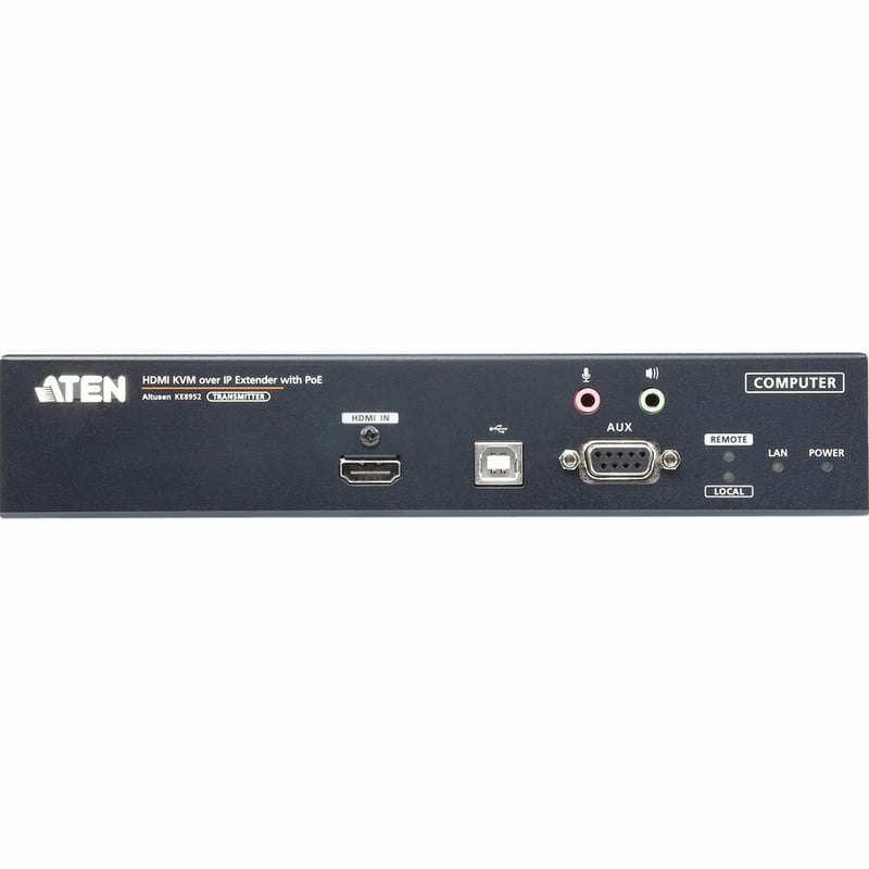 ATEN 4K HDMI Single Display KVM over IP Transmitter with PoE-TAA Compliant - Thumbnail 3