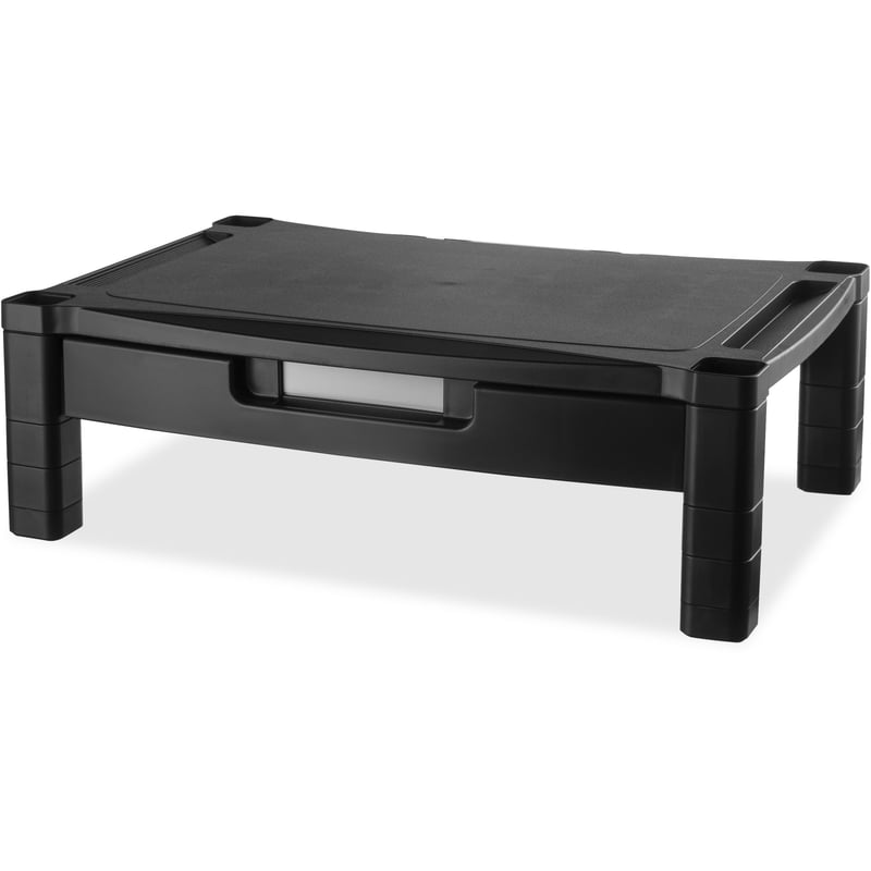 Kantek Extra Wide Adjustable Monitor Laptop Stand with Drawer - Thumbnail 1