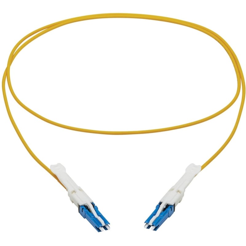 Eaton Tripp Lite Series 400G Duplex Singlemode 9/125 OS2 Fiber Optic Cable (CS-UPC/CS-UPC), Round LSZH Jacket, Yellow, 1 m - Thumbnail 2