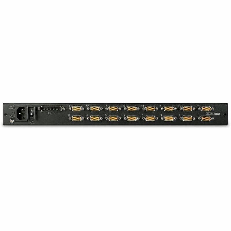 APC by Schneider Electric 17" Rack LCD Console with Integrated 16 Port Analog KVM Switch - Thumbnail 2