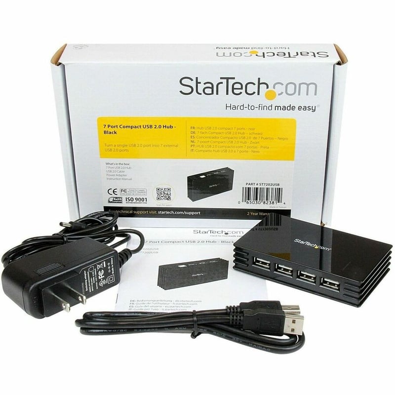 StarTech.com 7 Port USB 2.0 Hub - Hub - 7 ports - Hi-Speed USB - Thumbnail 4
