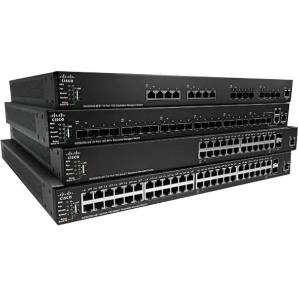 Cisco SX550X-16FT 16-Port 10G Stackable Managed Switch - Thumbnail 2