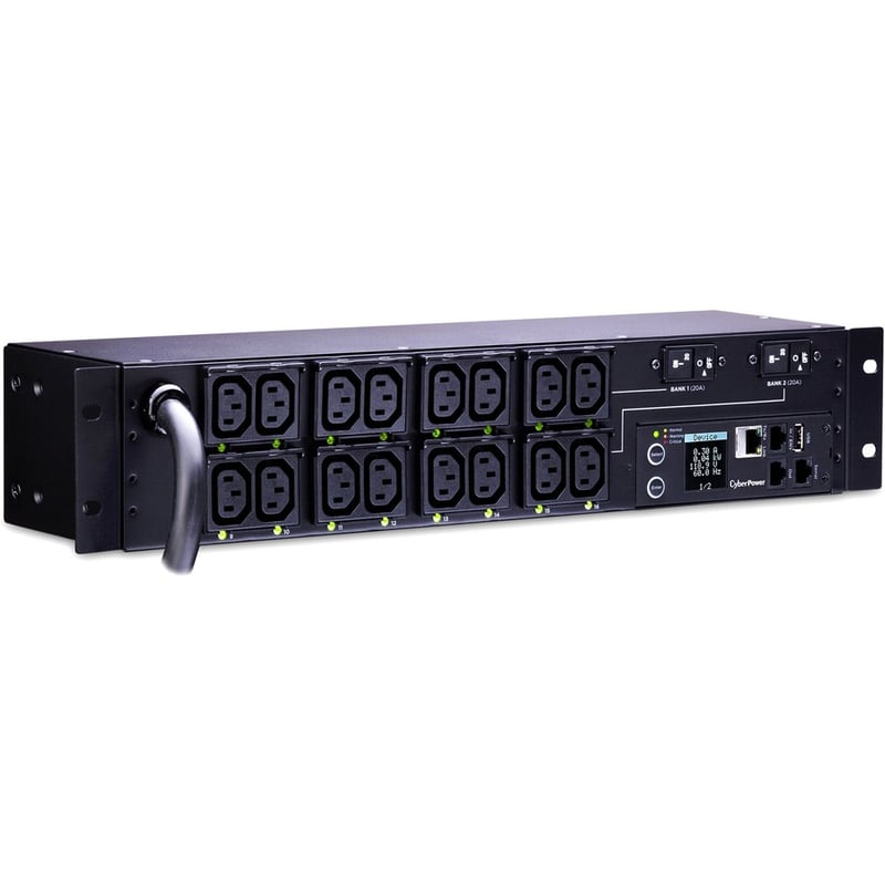 CyberPower PDU81007 200 - 240 VAC 30A Switched Metered-by-Outlet PDU - Thumbnail 3