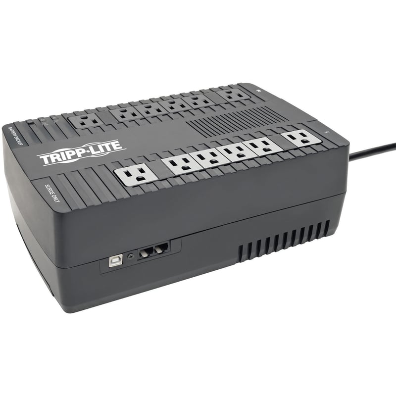 Tripp Lite by Eaton UPS 750VA 450W Line-Interactive UPS - 12 NEMA 5-15R Outlets AVR 120V 50/60 Hz USB Desktop/Wall Mount - Thumbnail 1