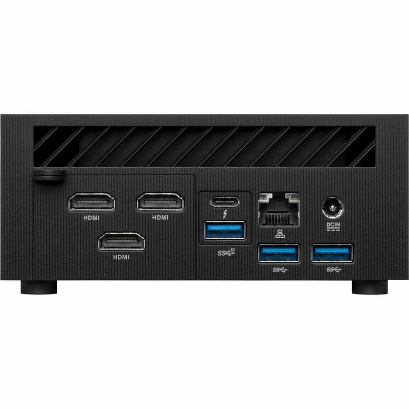 Asus ExpertCenter PN64-E1 PN64-E1-SYS582PX1TD Desktop Computer - Intel Core i5 13th Gen i5-13500H - 8 GB - 256 GB SSD - Mini PC - Eco Black - Thumbnail 3