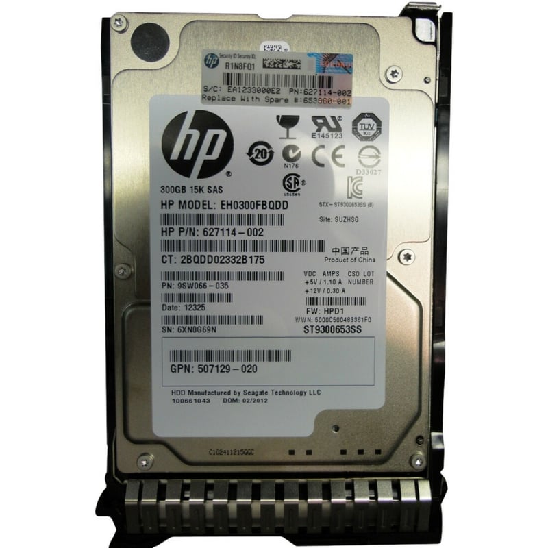 HPE Sourcing 300 GB Hard Drive - 2.5" Internal - SAS (6Gb/s SAS)