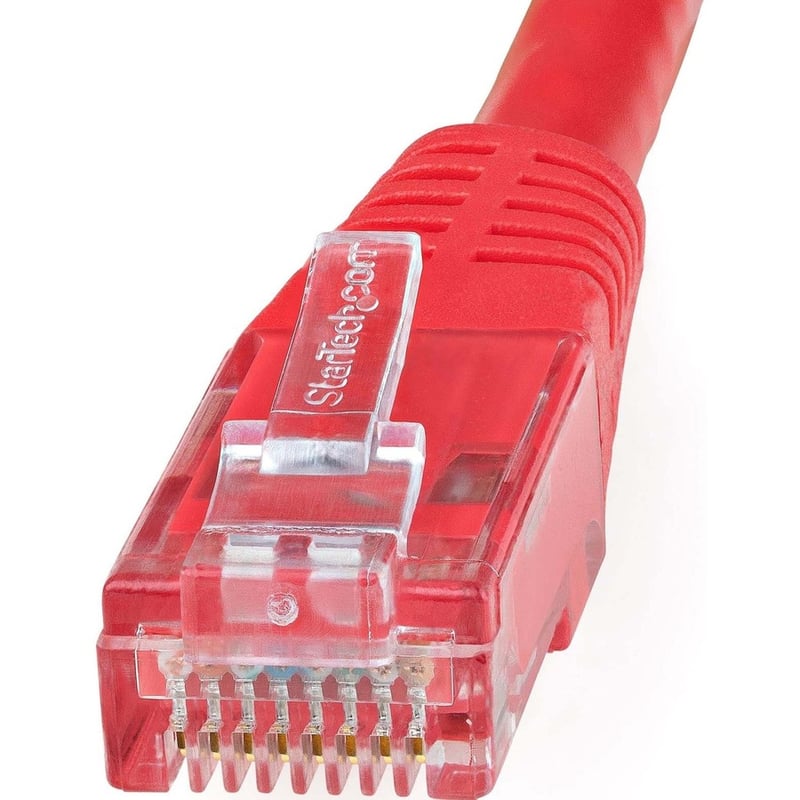 StarTech.com 7ft CAT6 Ethernet Cable - Red Molded Gigabit - 100W PoE UTP 650MHz - Category 6 Patch Cord UL Certified Wiring/TIA - Thumbnail 3
