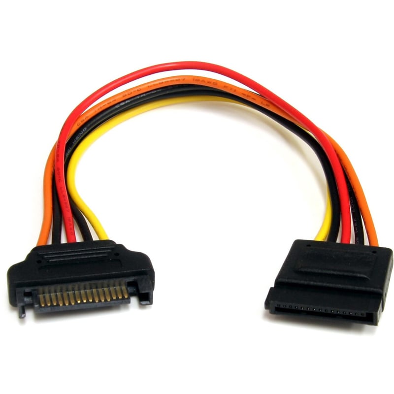 StarTech.com 8in 15 pin SATA Power Extension Cable - Thumbnail 1