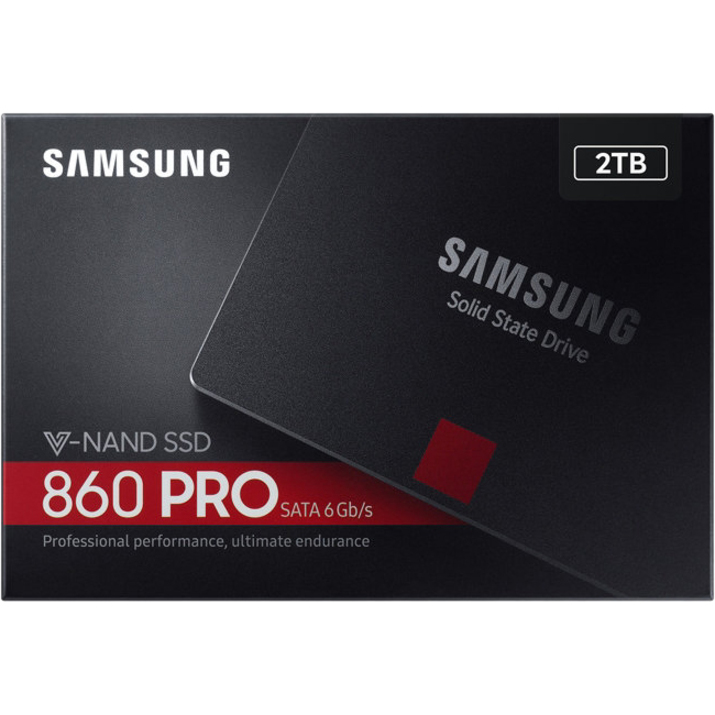 Samsung 860 PRO MZ-76P2T0BW 2 TB Solid State Drive - 2.5" Internal - SATA (SATA/600)