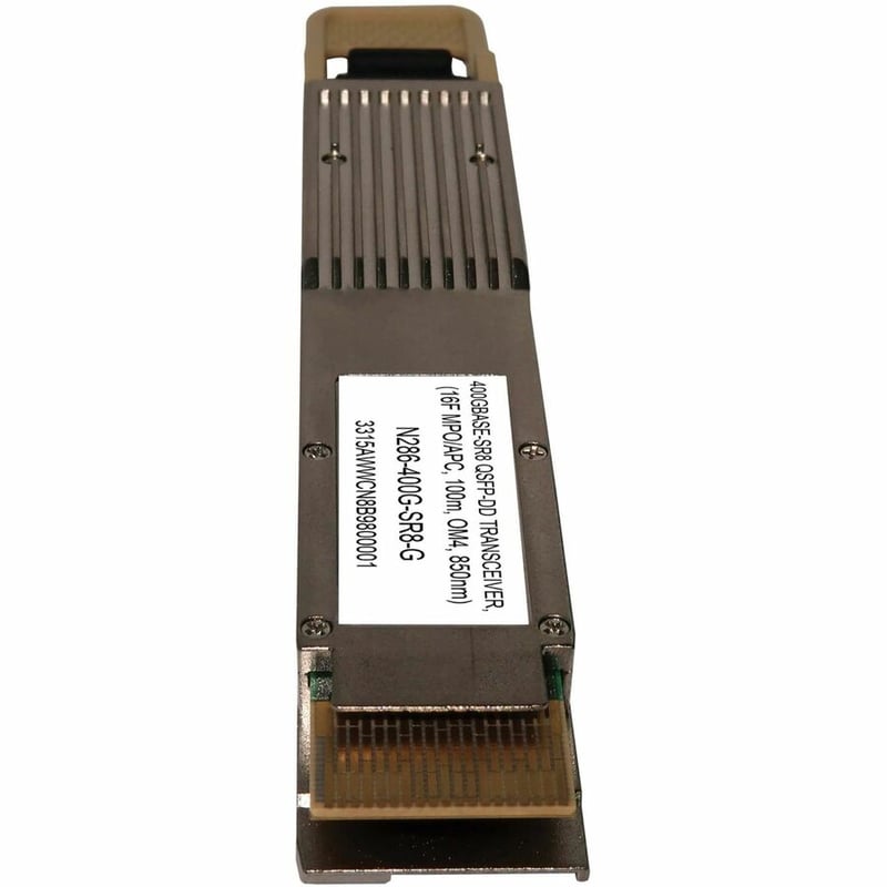 Eaton Tripp Lite Series QSFP-DD Transceiver - 400GBase-SR8, MPO/APC MMF, 400 Gbps, 850 nm, 100 m (328 ft.) - Thumbnail 2