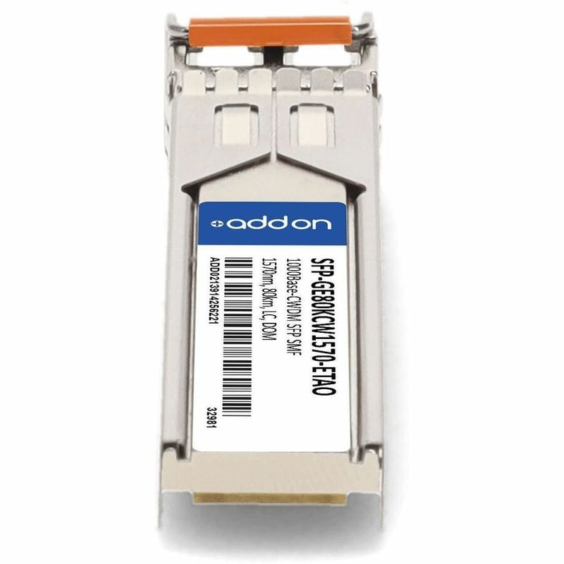 AddOn Juniper Networks&reg; SFP-GE80KCW1570-ET Compatible TAA 1000Base-CWDM SFP Transceiver (SMF, 1570nm, 80km, LC, DOM) - Thumbnail 4