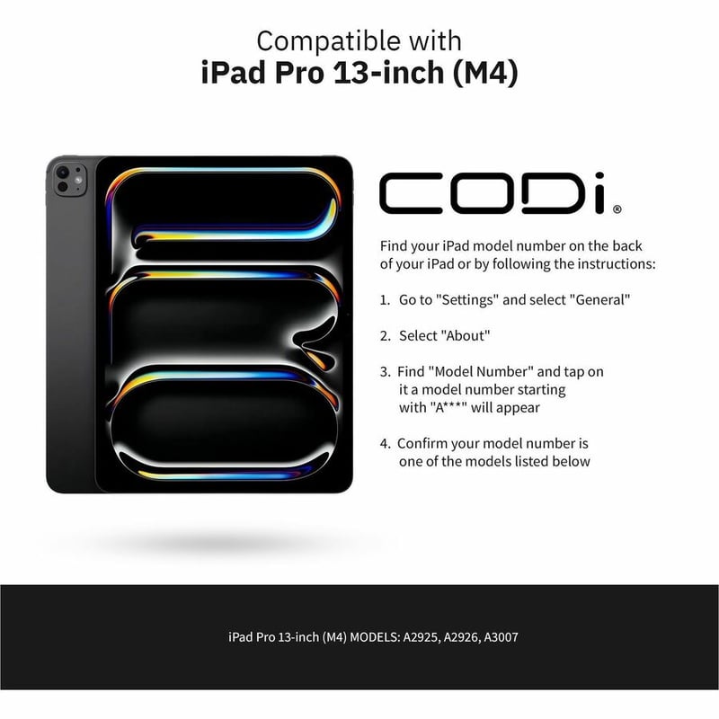 BLUETOOTH KEYBOARD CASE W/TRACKPAD FOR IPAD PRO 13 (M4/M5) - Thumbnail 2