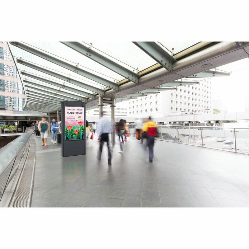 Dual-Sided Smart City Kiosk with (2) 55" Xtreme™ High Bright Outdoor Displays - Thumbnail 5