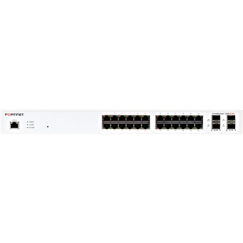 Fortinet FortiSwitch 124E-F-POE Ethernet Switch - Thumbnail 2