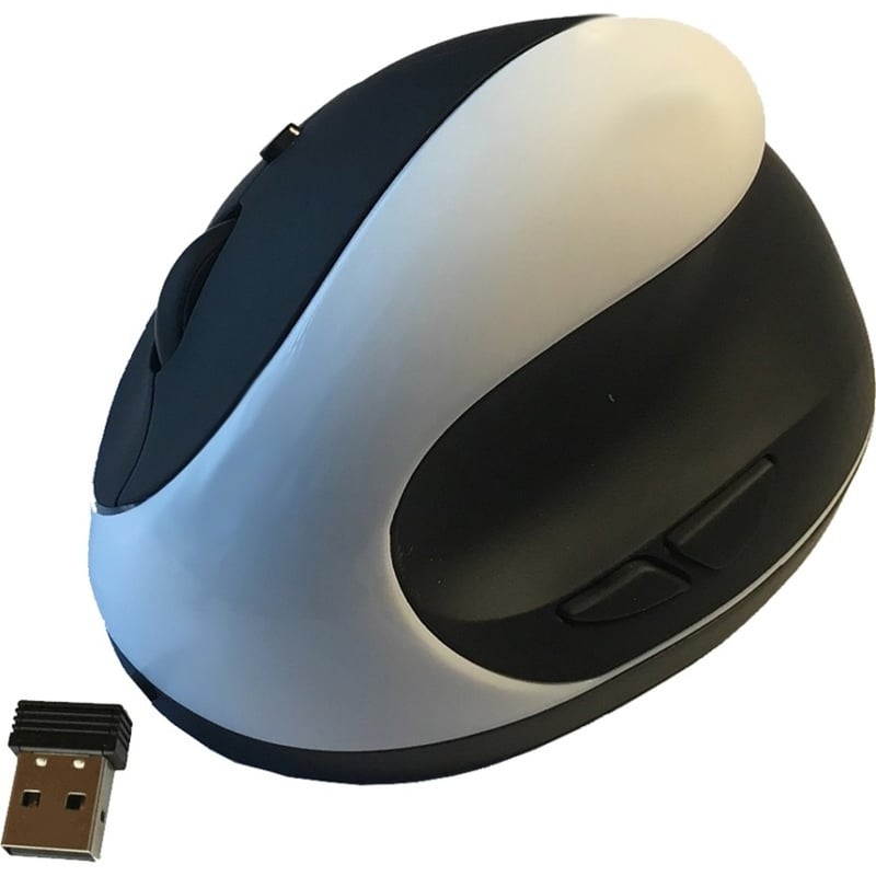 COMFI II WIRELESS ERGONOMIC COMPUTER MOUSE WHITE - Thumbnail 2