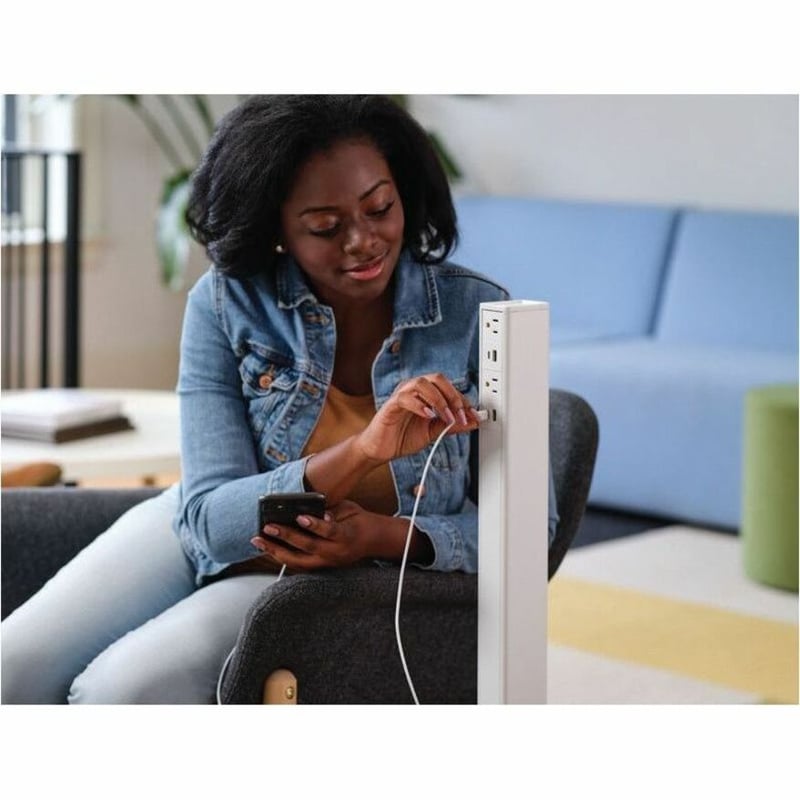 DASH FPC 1OL,1 USB A/C,WHITE