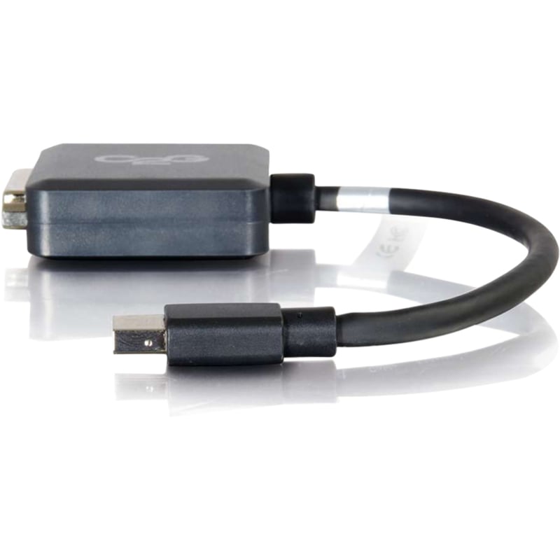 8IN MINI DISPLAYPORT M TO DVI F ADAPTER CONVERTER BLACK - Thumbnail 5
