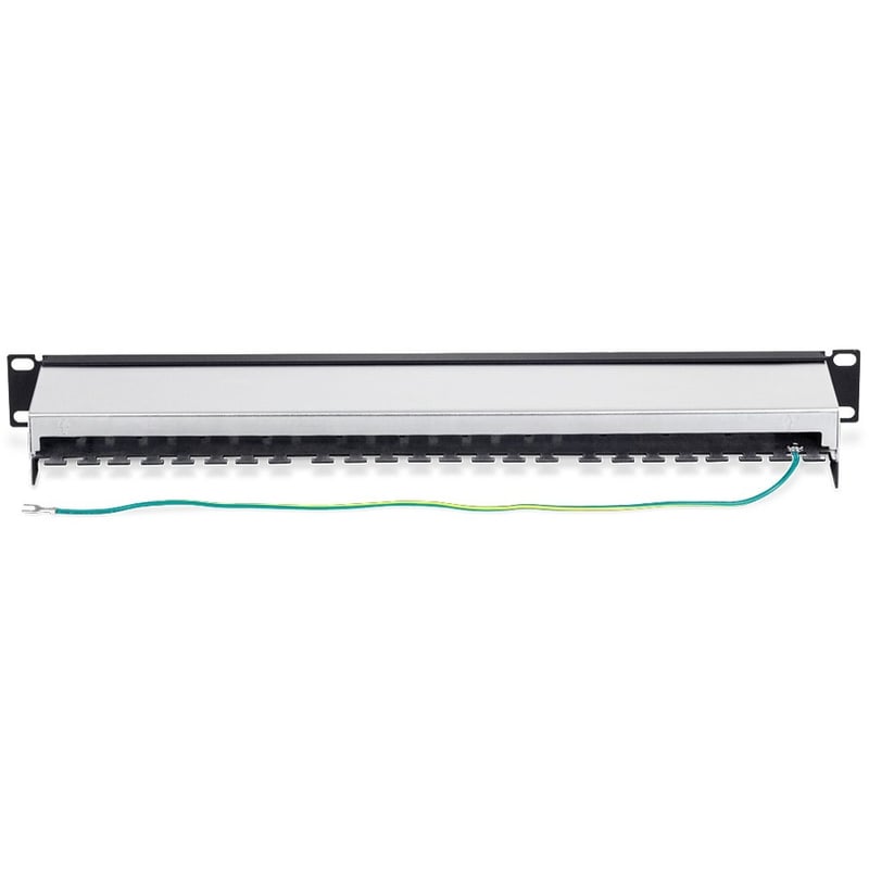 TRENDnet 16-Port Cat6A Shielded Patch Panel, 1U 19" Metal Housing, 10G Ready, Cat5e,Cat6,Cat6A Compatible, Cable Management, Color-Coded Labeling for T568A and T568B Wiring, Black, TC-P16C6AS - Thumbnail 4