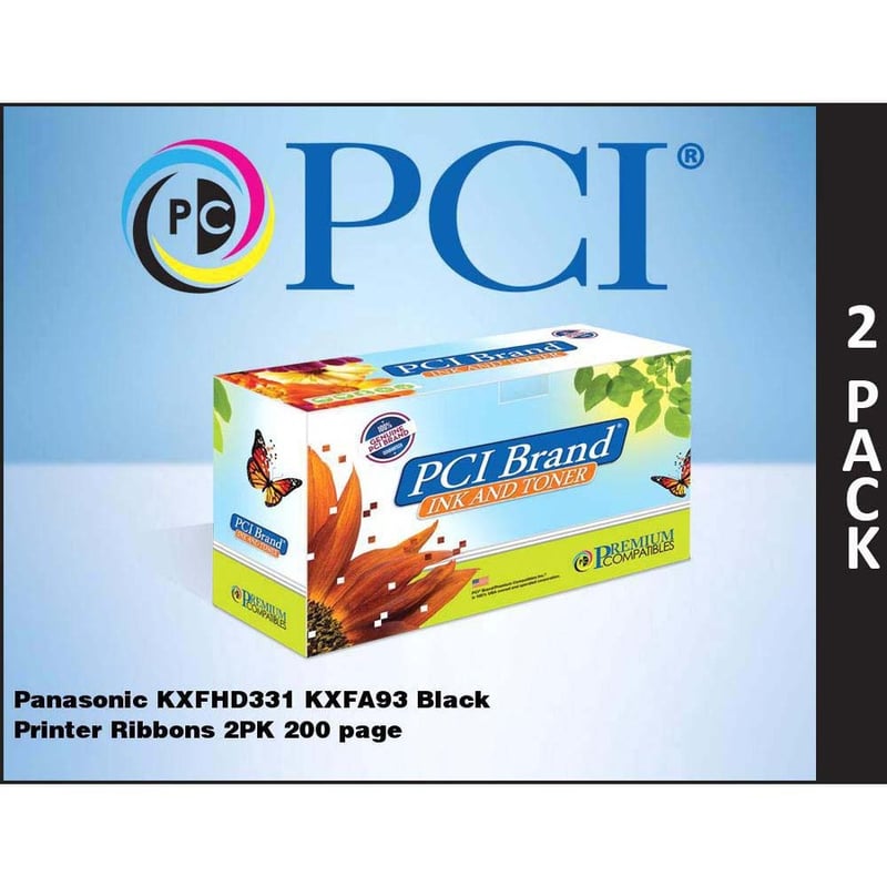 PCI Thermal Transfer Ribbon KXFA93 - Black - 2 / Pack - Thumbnail 2