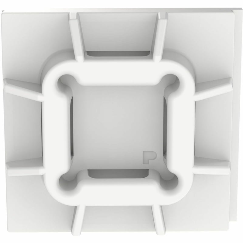 Panduit Super-Grip SGABM25-A-C Super-Grip Mount, White, PA 6.6, Rubber Adh., 1x1" - Thumbnail 1