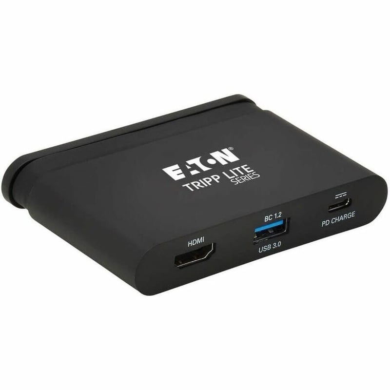 Tripp Lite by Eaton USB C Multiport Adapter Converter 4K w/ /HDMI, Gigabit Ethernet, USB-A Hub, PD Charging, Storage Cable Thunderbolt 3 Compatible - Thumbnail 5