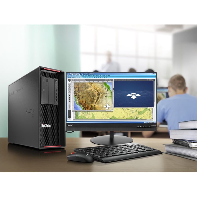 Lenovo ThinkStation P720 30BA00JXUS Workstation - 1 Xeon Gold 6242 - vPro Technology - 64 GB - 1 TB SSD - Tower - Thumbnail 5