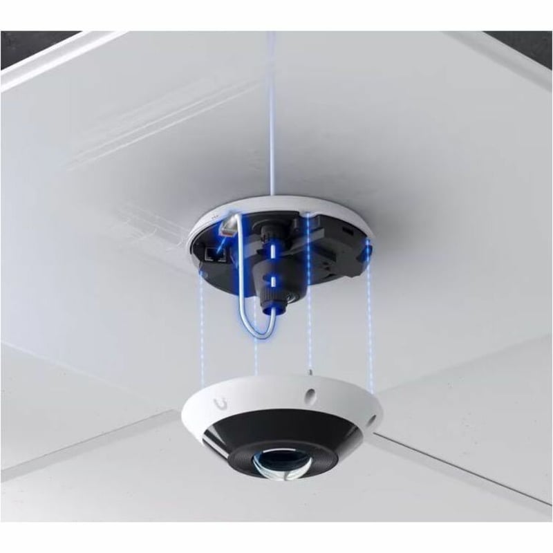 Ubiquiti UniFi G6 Pro 360 12 Megapixel Network Camera - Color - Fisheye - White - Thumbnail 3