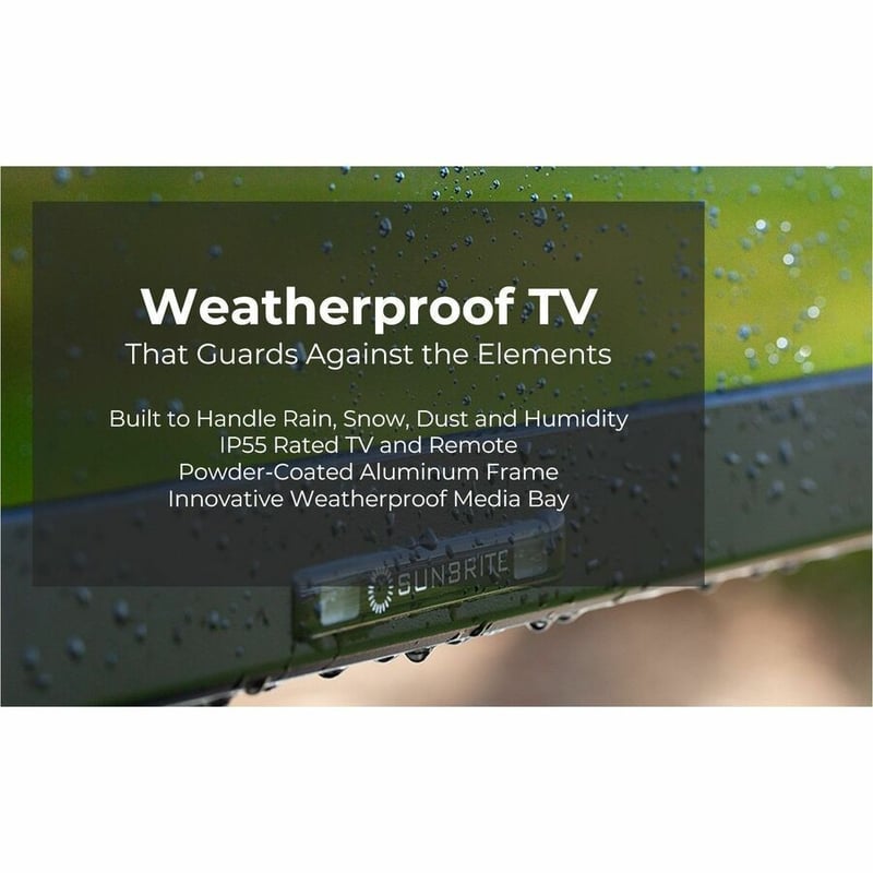 SunBriteTV Full Sun Pro 2 SB-P2-55-4K 55" LED-LCD TV - 4K UHDTV - High Dynamic Range (HDR) - Black - Thumbnail 4