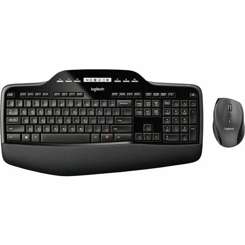 Logitech MK710 Wireless Keyboard and Mouse Combo for Windows, 2.4GHz Advanced Wireless, Wireless Mouse, Multimedia Keys, 3-Year Battery Life, PC/Mac - Thumbnail 5
