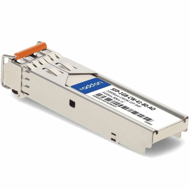 AddOn MSA and TAA 1000Base-CWDM SFP Transceiver (SMF, 1410nm, 80km, LC, DOM) - Thumbnail 3